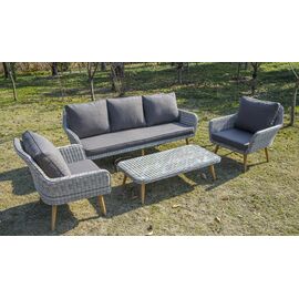 "Прованс" лаунж-зона плетеная из искусственного ротанга, цвет бежевый | Интернет магазин мебели и декора LifeDekor