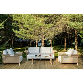 "Мальдивы" лаунж-зона из искусственного ротанга, цвет соломенный | Интернет магазин мебели и декора LifeDekor