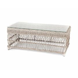 "Гранд Латте" стол журнальный из искусственного ротанга, цвет бежевый | Интернет магазин мебели и декора LifeDekor