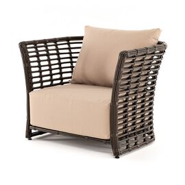 "Валенсия" кресло из искусственного ротанга, цвет бронзовый | Интернет магазин мебели и декора LifeDekor