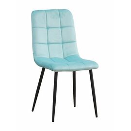 Стул LUCAS велюр тиффани, каркас круглый черный | Интернет магазин мебели и декора LifeDekor
