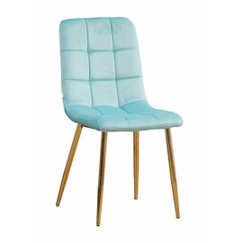 Стул LUCAS велюр тиффани, каркас круглый золотой | Интернет магазин мебели и декора LifeDekor