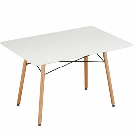 Стол EAMES DSW 120*80 белый | Интернет магазин мебели и декора LifeDekor