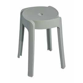 Табурет пластиковый MOTI серый | Интернет магазин мебели и декора LifeDekor