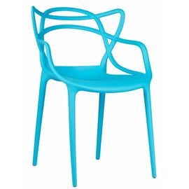 Стул пластиковый MASTERS синий | Интернет магазин мебели и декора LifeDekor