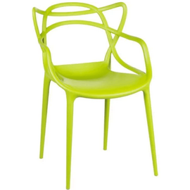 Стул пластиковый MASTERS салатовый | Интернет магазин мебели и декора LifeDekor