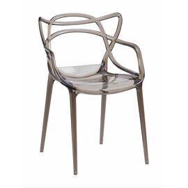 Стул пластиковый MASTERS LUX серый | Интернет магазин мебели и декора LifeDekor