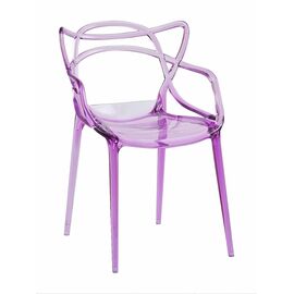 Стул пластиковый MASTERS LUX сиреневый | Интернет магазин мебели и декора LifeDekor