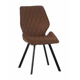 Стул OSTIN велюр золотой, каркас квадрат шампань | Интернет магазин мебели и декора LifeDekor