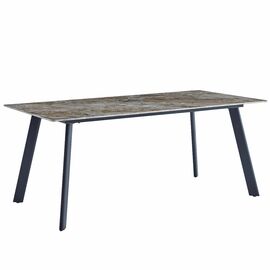 Стол керамический MISTRAL Senafe 180*90*75, каркас черный | Интернет магазин мебели и декора LifeDekor