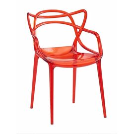 Стул пластиковый MASTERS LUX красный | Интернет магазин мебели и декора LifeDekor