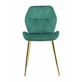 Стул BATT велюр изумруд, каркас золото | Интернет магазин мебели и декора LifeDekor