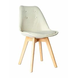 Стул FRANKFURT рогожка серо-бежевый | Интернет магазин мебели и декора LifeDekor