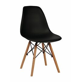 Стул пластиковый Eames DSW черный | Интернет магазин мебели и декора LifeDekor