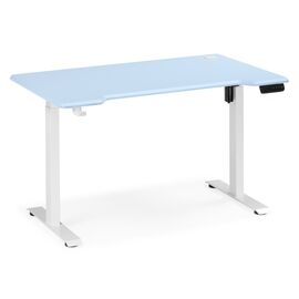 Компьютерный стол Маркос 140х80 голубой / белый | Интернет магазин мебели и декора LifeDekor