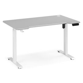 Компьютерный стол Маркос 140х80 светло-серый / белый | Интернет магазин мебели и декора LifeDekor