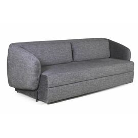 Bubble диван-кровать прямой, механизм «дельфин», микромех Rozy dark grey | Интернет магазин мебели и декора LifeDekor