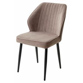 Стул VENA, цвет B5 Капучино, велюр/черный каркас М-City | Интернет магазин мебели и декора LifeDekor