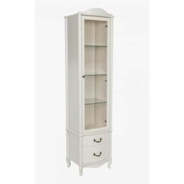 Шкаф- витрина "Джульетта" (молочный дуб) Вис | Интернет магазин мебели и декора LifeDekor