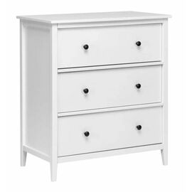 Комод "Хитроу" (3 ящ) (белый) | Интернет магазин мебели и декора LifeDekor