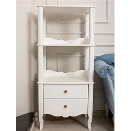 Этажерка "Версаль" 2 яруса (белый) | Интернет магазин мебели и декора LifeDekor