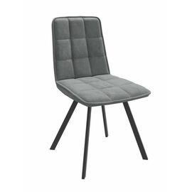 Стул Rom D ( k10 Антрацит замша lux/ноги черные) | Интернет магазин мебели и декора LifeDekor