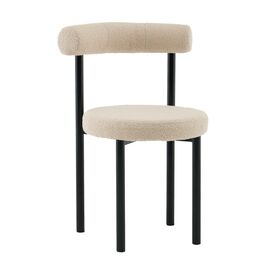 Стул обеденный Флорео букле бежевый | Интернет магазин мебели и декора LifeDekor