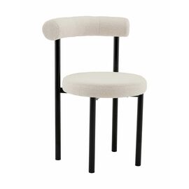 Стул обеденный Флорео букле молочный | Интернет магазин мебели и декора LifeDekor