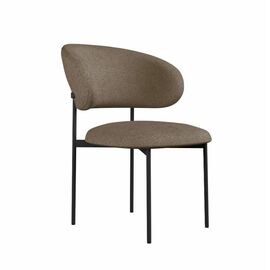 Стул DikLine 201 NS05 CAPPUCCINO, ножки черные | Интернет магазин мебели и декора LifeDekor