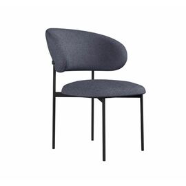 Стул DikLine 201 NS13 GRAPHITE, ножки черные | Интернет магазин мебели и декора LifeDekor