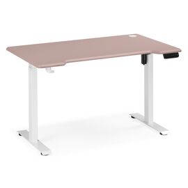 Компьютерный стол Маркос 120х75 розовый / белый | Интернет магазин мебели и декора LifeDekor