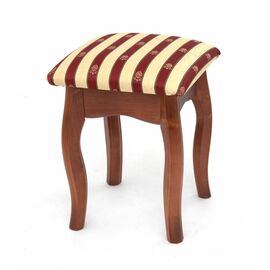 Табурет (Бордовый полоска-Махагон 30/1-НЦ №1) | Интернет магазин мебели и декора LifeDekor