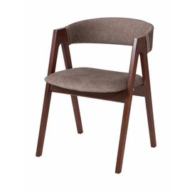 Кресло "Кира 1" (темный орех/ткань Айсберг корица) | Интернет магазин мебели и декора LifeDekor