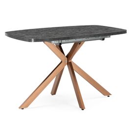 Стол деревянный Кортез 32 116(160)x77 раздвижной малави / медь | Интернет магазин мебели и декора LifeDekor