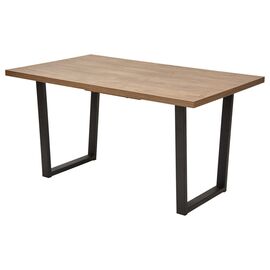 Стол ЛОФТ 160 Дуб Канзас/ Черный М-City | Интернет магазин мебели и декора LifeDekor