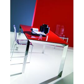 Стол SIRIO (42,38G) 110/150х75хН75 см (G093 LEGS/ M089 FRAME/C152 черн глянц ст) | Интернет магазин мебели и декора LifeDekor