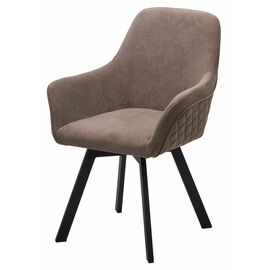 Стул JET, цвет B5 Капучино, велюр / черный каркас, поворот.360 град. М-City | Интернет магазин мебели и декора LifeDekor