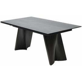 Стол YOAKIM 180 цвет 1704 Темно-серый мрамор, керамика / Темно-серый каркас, ®DISAUR | Интернет магазин мебели и декора LifeDekor