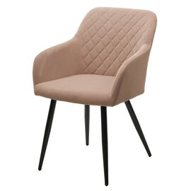 Стул BRANDY 505-4 Латте, велюр "беспальчиковый" / черный каркас, М-City | Интернет магазин мебели и декора LifeDekor