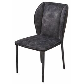 Стул SONDRIO Grey Color-32, велюр / каркас в "чулках", ®DISAUR | Интернет магазин мебели и декора LifeDekor