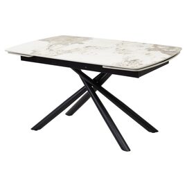 Стол RIVOLI 140 GLOSS LUXURY PANDORA SINTERED STONE/ BLACK М-City | Интернет магазин мебели и декора LifeDekor