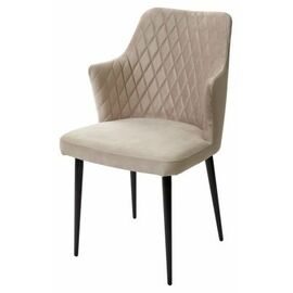 Стул HERMAN ЛАТТЕ #25, велюр / черный каркас М-City | Интернет магазин мебели и декора LifeDekor