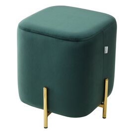 Пуф для гостиной ARES BLUVEL-78 GREEN / GOLD М-City | Интернет магазин мебели и декора LifeDekor