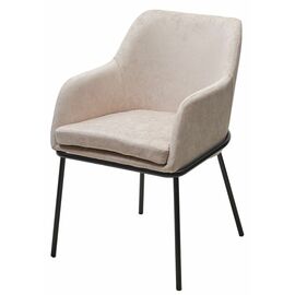 Стул АЛИСТЕР, цвет RAIN 2 какао велюр / черный каркас М-City | Интернет магазин мебели и декора LifeDekor