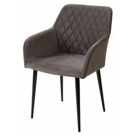 Стул BRANDY-X ГРАФИТ #14, велюр / черный каркас М-City | Интернет магазин мебели и декора LifeDekor