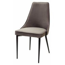 Стул NEPAL-P ГРАФИТ #14, велюр/ черный каркас М-City | Интернет магазин мебели и декора LifeDekor