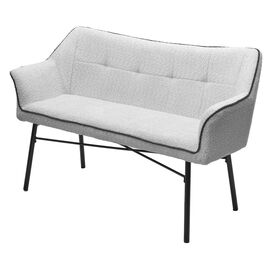 Скамья BERGAMO UF998-14 светло-серый, букле / UF998-16 темно-серый / Товарный знак DISAUR | Интернет магазин мебели и декора LifeDekor