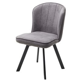 Стул MODE, цвет B28 Темно-серый, велюр / черный каркас, поворот.360 град. М-City | Интернет магазин мебели и декора LifeDekor