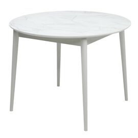 Стол BOLERO 105 см Белый Мрамор, HPL / Белый М-City | Интернет магазин мебели и декора LifeDekor