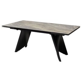 Стол IVAR 180 MARBLES KL-80 Серый мрамор, итальянская керамика М-City | Интернет магазин мебели и декора LifeDekor